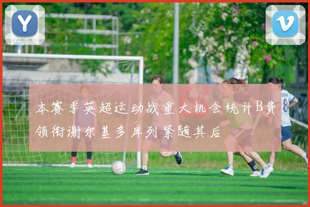 本赛季英超运动战重大机会统计B费领衔谢尔基多库列紧随其后